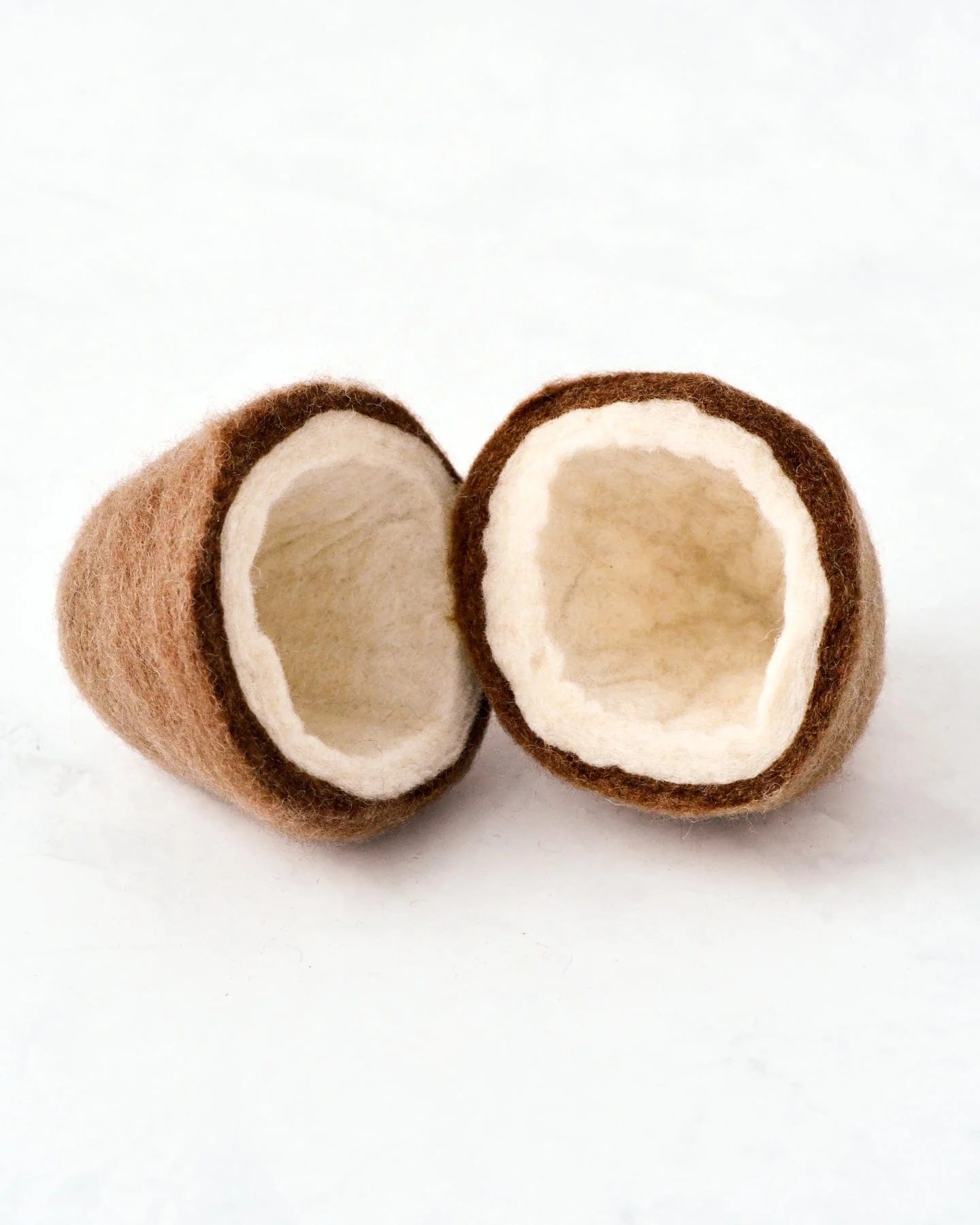Jouet en feutre de noix de coco – Ensemble de 2 pièces