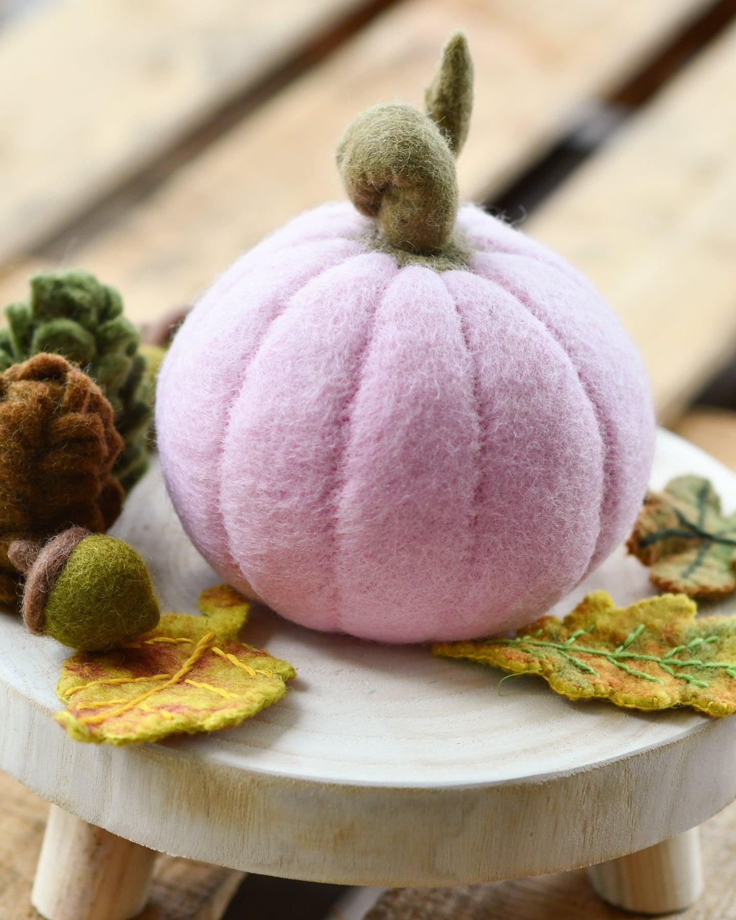 Jouet pour enfants en feutre citrouille d'Halloween