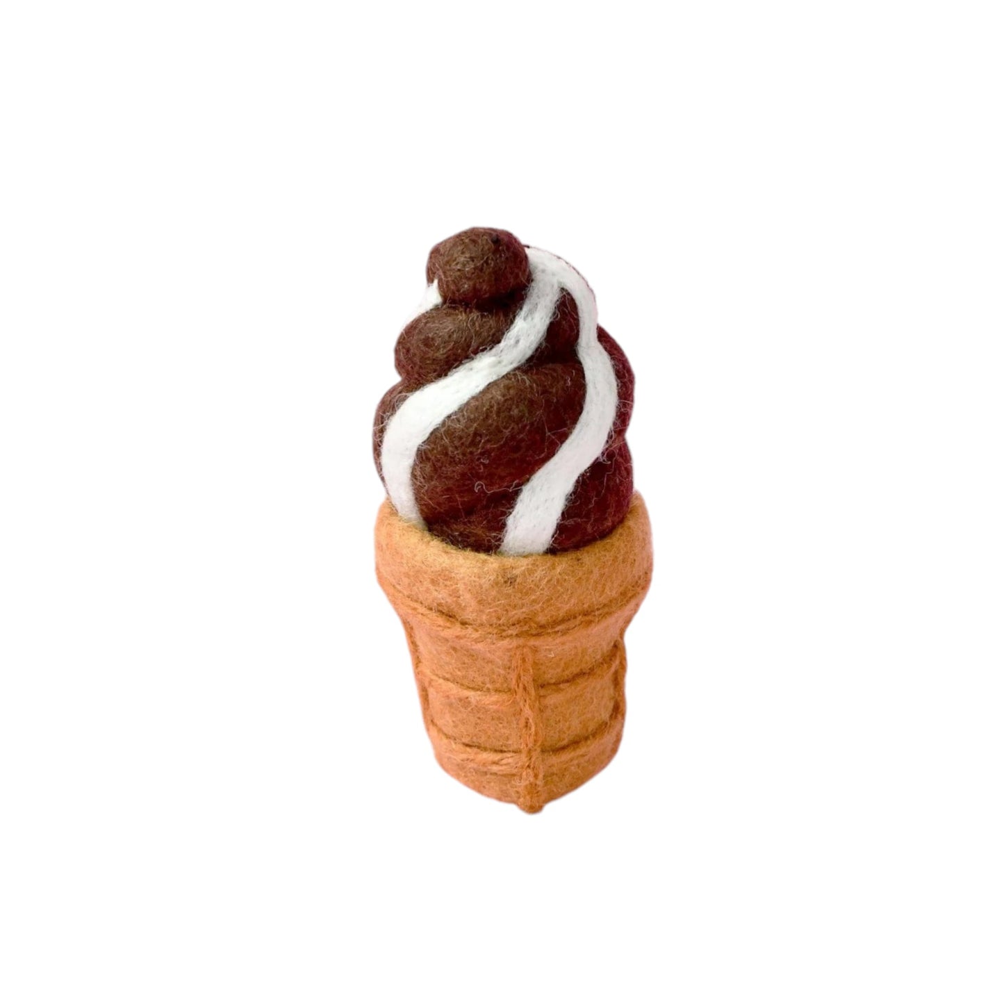 Crème glacée molle au chocolat Felt