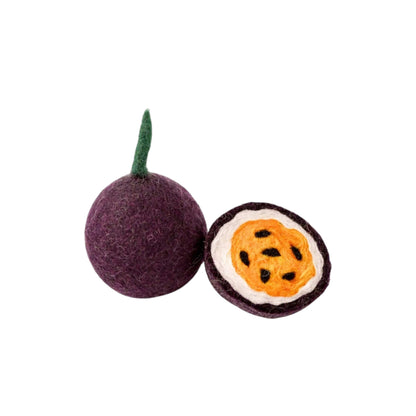 Fruit de la passion en feutre – Ensemble de 2 pièces