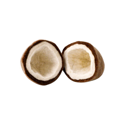 Jouet en feutre de noix de coco – Ensemble de 2 pièces